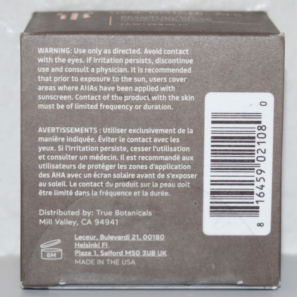NEW True Botanicals Resurfacing Moisture Mask 29.6ML (1 fl. oz.) - Picture 5 of 5
